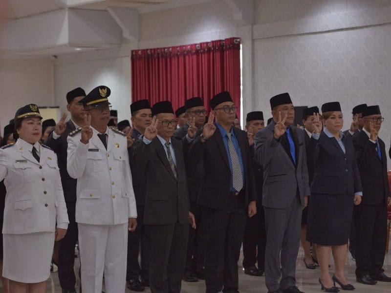pelantikan pejabat baru sangihe