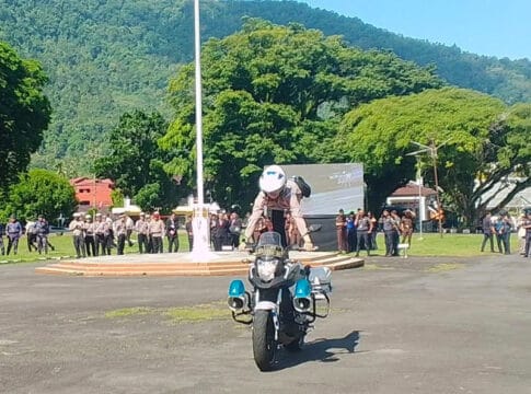 polwan satlantas sangihe