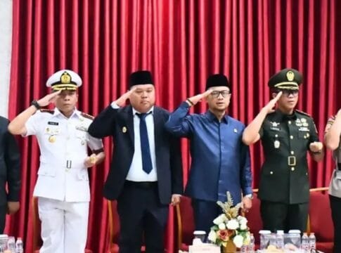 pengukuhan paskibraka sangihe