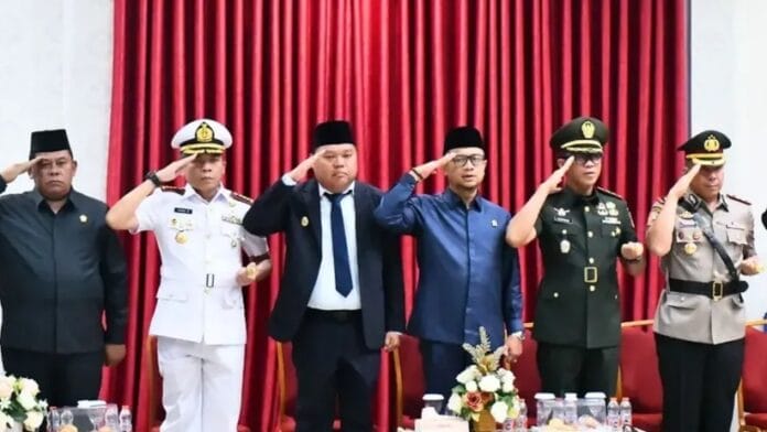pengukuhan paskibraka sangihe