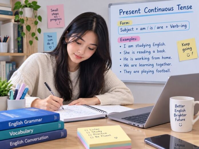 present continuous tense nara present continuous tense